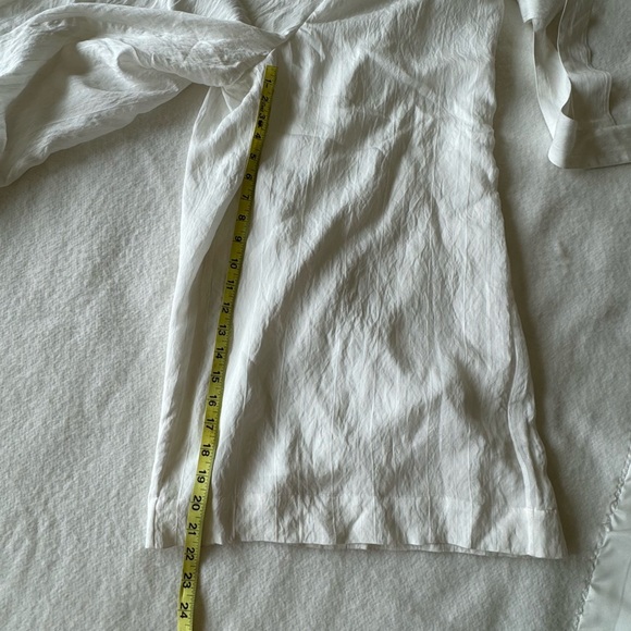 Vince Wide Leg Cropped Palazzo White Pants Size 6 - Picture 9 of 9